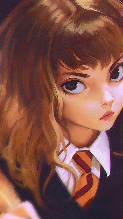 Bd65 Hermione Harry Potter Liya Art Illustration Wallpaper