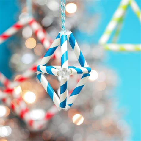 The Tiny Funnel Paper Straw Ornaments Geometric Shapes