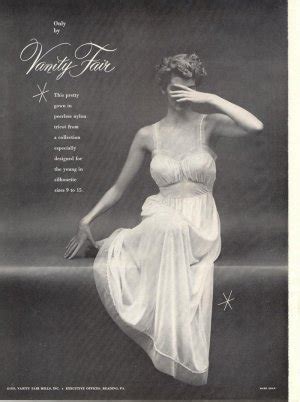 Vintage Vanity Fair Lingerie Ad