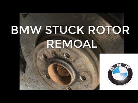 In the second method, at first, you have to use a generous amount of penetrative lubricant on the. How to Remove Stuck Brake Rotor from BMW 335i E92 - YouTube