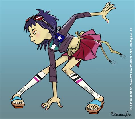 Noodle In Action By Iricolor On DeviantArt