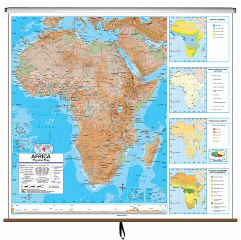 North africa southwest asia and central asia map. Africa Advanced Physical Classroom Wall Map - KAPPA MAP GROUP