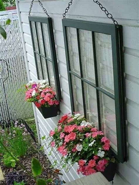 How To Use Your Old Windows For Making Trellises Backyard Garden Diy