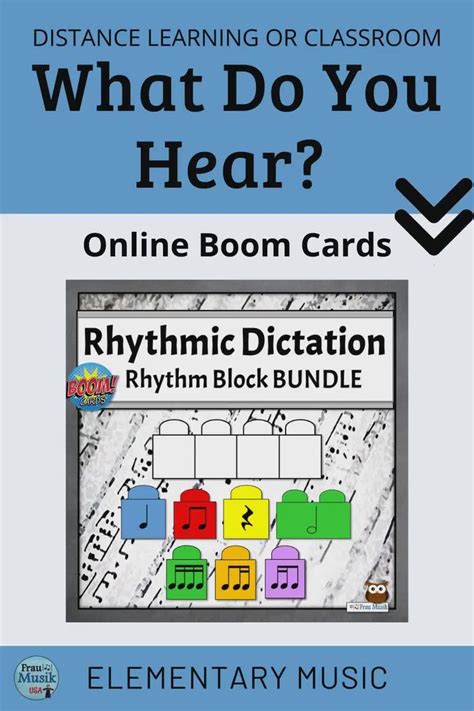 Rhythmic Dictation Music Games Sequential Boom Cards Bundle Video