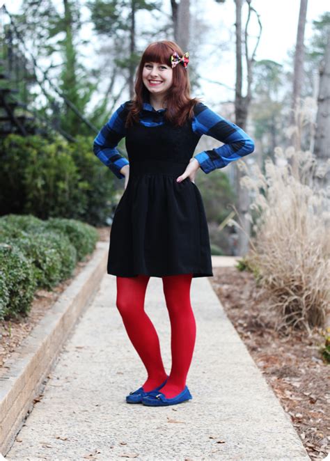 The Ultimate Red Tights Inspiration Fashionmylegs The Tights And