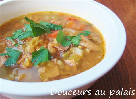 Soupe au bouillon de jambon