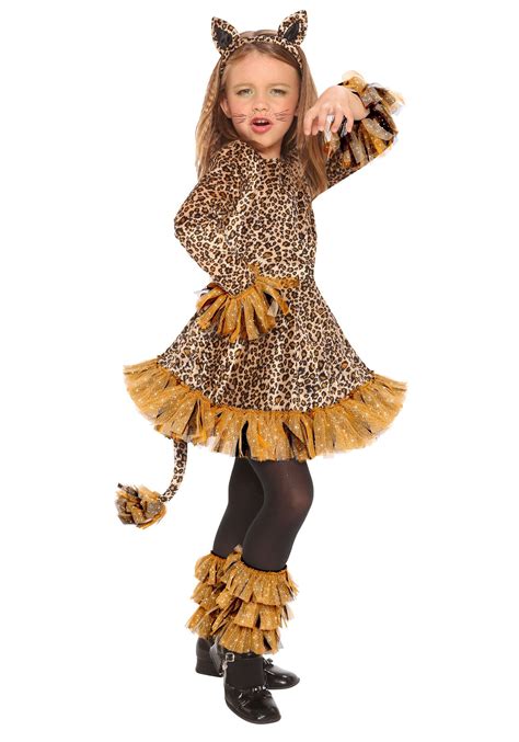 Girls Leopard Costume Disfraces Para Nenas Ropa Linda Para Niñas Disfraces Carnaval
