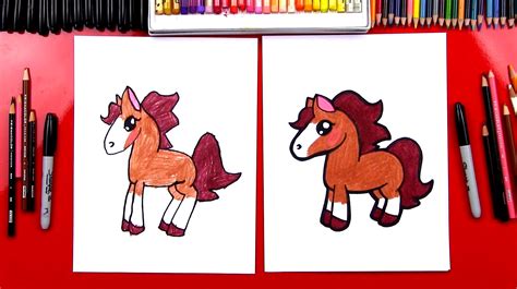 How To Draw A Cartoon Horse Fun2draw Astar Tutorial