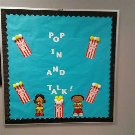 Popcorn Theme Bulletin Board For Speech Therapy Speech