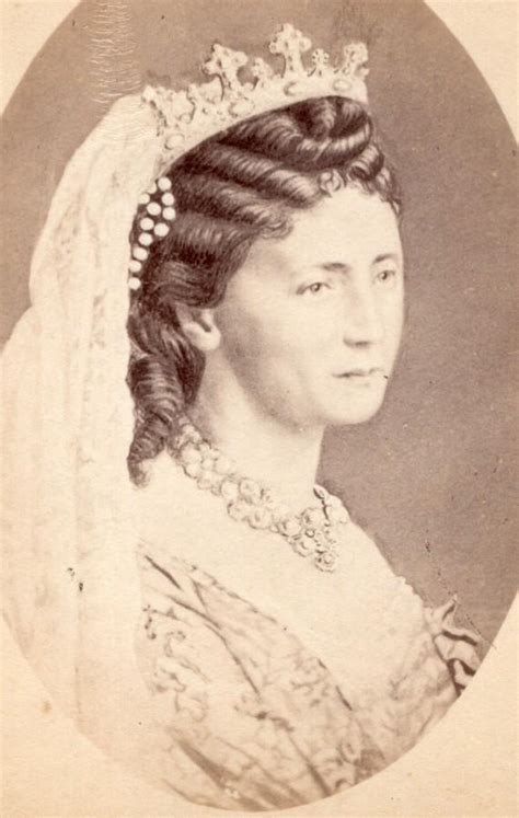 German Empress Princess Victoria Old Cdv Photo 1870 Von London