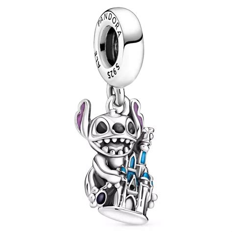 Pandora Stitch And Fantasyland Castle Figural Charm Disney Etsy