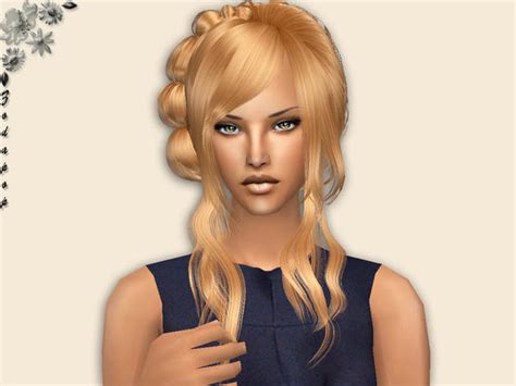 The Sims Resource Hair Set 5 9 Blonde