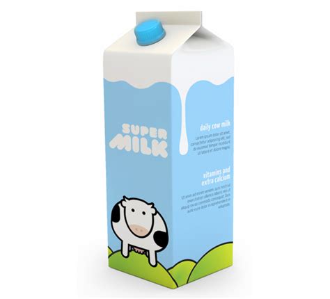 How To Design The Print On A Milk Carton In Photoshop