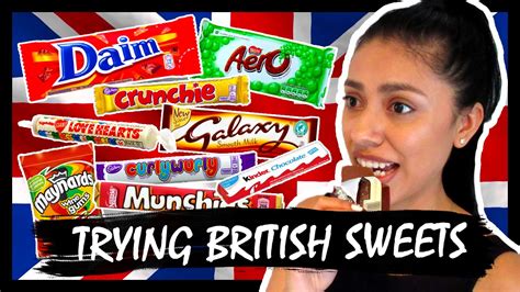 American Tries British Candy Sweets Youtube
