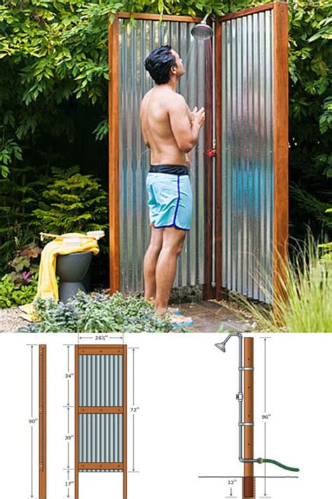 Beautiful Easy Diy Outdoor Shower Ideas A Piece Of Rainbow