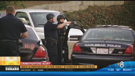 Swat Standoff In Carlsbad Ends With Suspect In Custody Cbs News 8 San Diego Ca News Station