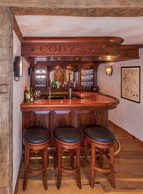 Mahogany English Style Pub Bars For Home Home Bar Rooms Home Bar
