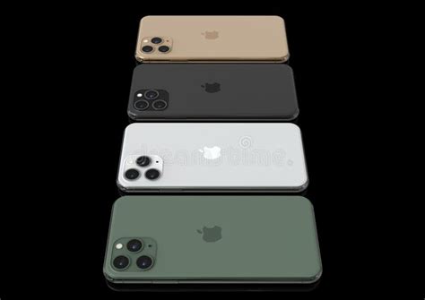 Apple Iphone 11 Pro Alle Kleuren Vergeleken In Een Rij Redactionele