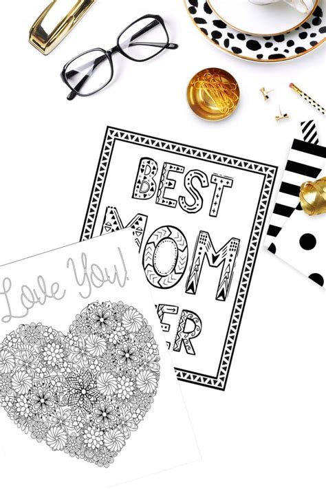 Free Printable Mother's Day Coloring Pages - Fun Happy Home
