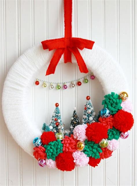 Bastelideen weihnachtskarten a 1001 ideen an weihnachten basteln. Weihnachtskranz basteln - 32 inspirierende Bastelideen für ...