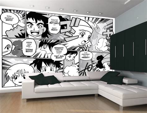 Japanese Anime Mural Kids Room Wallpaper Mural Wall Murals