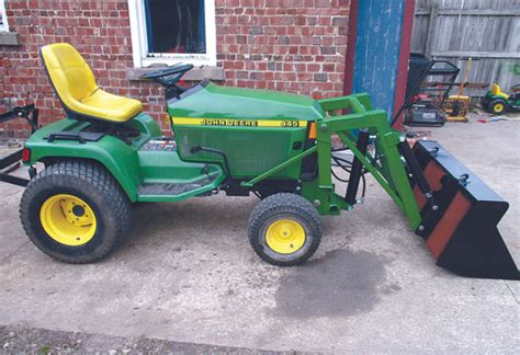 The best attachment for the job. DIY Mini Front-End Loader for John Deere Garden Tractors ...