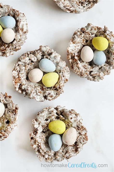 Rice Krispie Nests For A Fun Easy No Bake Easter Treat