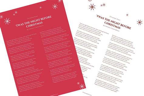 'Twas The Night Before Christmas  Christmas Eve Poem