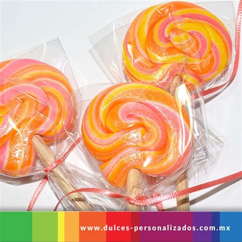 Paletas De Caramelo Tamaño Pequeño Tiene 5cm De Diámetro Las Tenemos