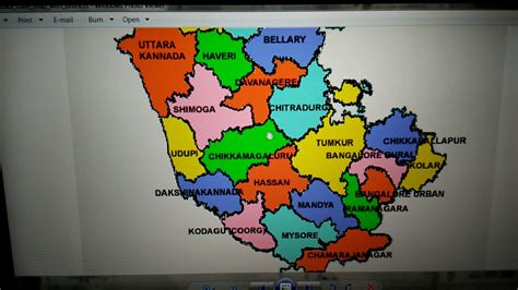 Welcome to the karnataka google satellite map! Jungle Maps: Map Of Karnataka With Districts