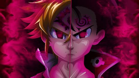 Meliodas And Zeldris Demon Mark Nanatsu No Taizai 8k 9093