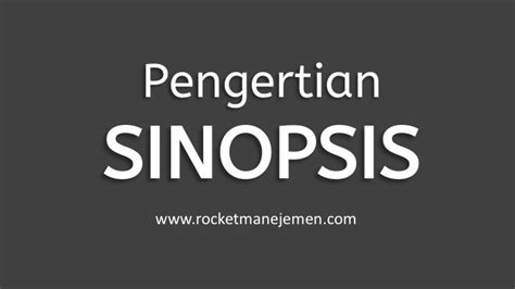 Sinopsis adalah ringkasan cerita cerpen. Pengertian Sinopsis adalah: Fungsi dan Jenis-Jenisnya