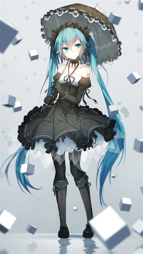 Hatsune Miku Iphone Wallpapers On Wallpaperdog