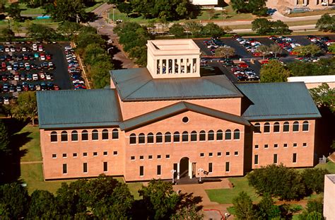 Aerial View Of The Architecture Building At The University Of Houston