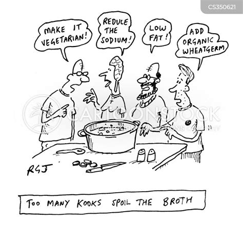 Too Many Cooks Spoil The Broth Cartoons And Comics Funny Pictures