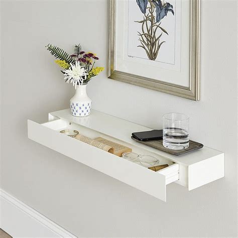 Floating Shelf With Drawer Floating Shelf With Drawer Entryway