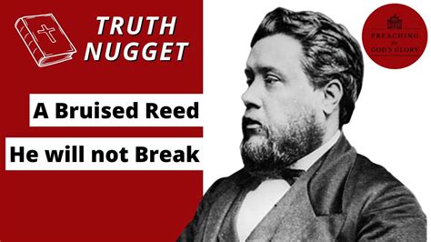 A Bruised Reed He Will Not Break Charles Spurgeon Daily Devotional