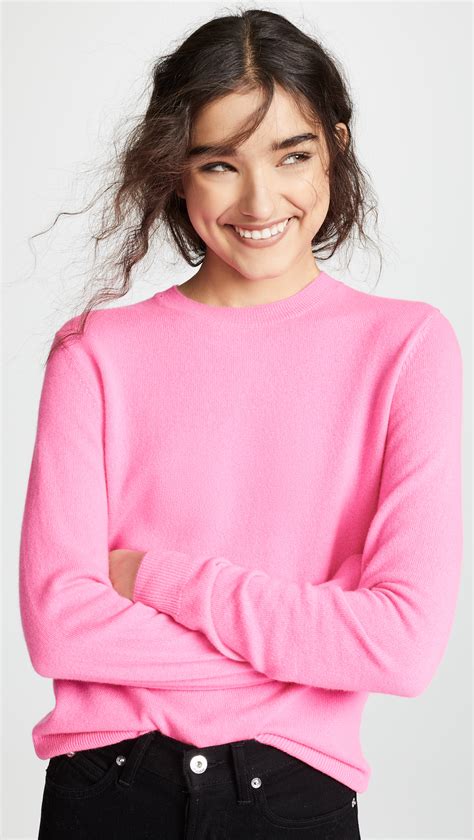 Pink Cashmere Boxy Sweater Katie Considers