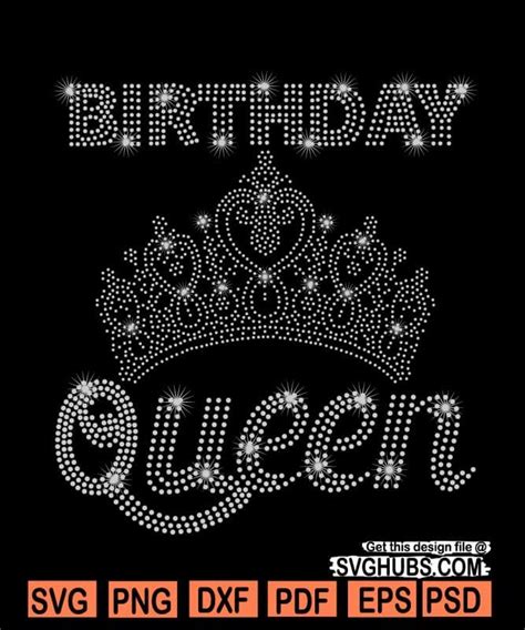 Birthday Queen Svg Birthday Girl Svg Happy Birthday Svg Svg Hubs
