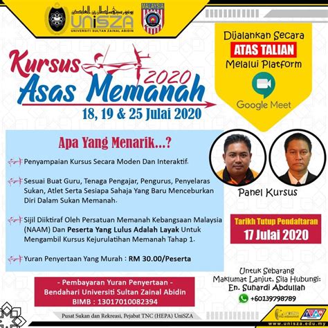 Live minggu 8 kursus asas haji bersiri 31 jan 2020. Kursus Asas Memanah 2020 - NAAM