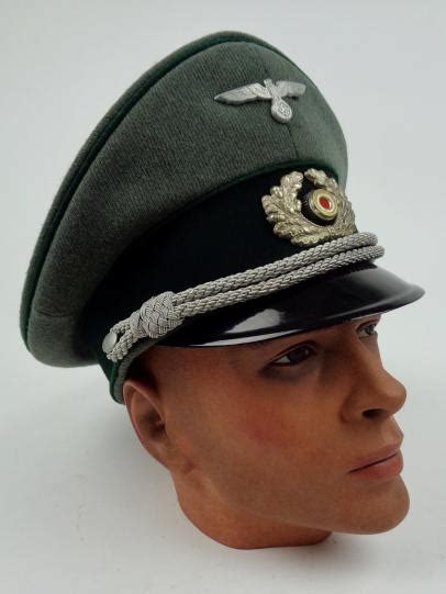 Imcs Militaria Wehrmacht Officers Visor Cap Heeres Verwaltung