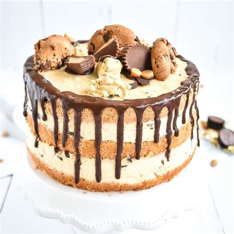 Vi ritroverete con un cookie gigante che non riuscirete a. Rezept für eine Cookie Dough Torte - Zuckerdeern.de