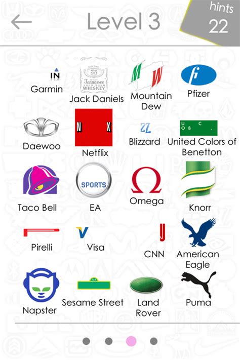Logo Quiz Answers Level 1-15 for iPhone, iPad, and Android