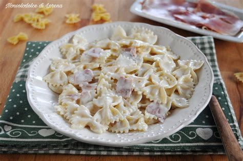 Farfalle Al Mascarpone E Prosciutto Crudo Cremose E Velocissime