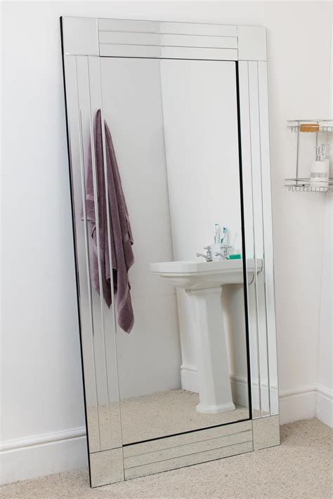 Large Bathroom Bevelled Edge Venetian Wall Mirror 5ft9 X