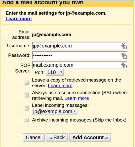 How To Setup Gmail For Pop3 And Smtp Columbus Website Design