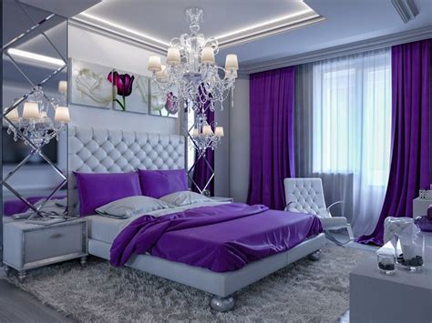 Plus, the bright purple color of the walls makes the room looks brighter and more spacious. 25 Purple Bedroom Designs and Decor (With images) | Purple ...