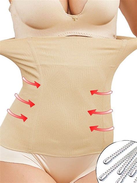 fitvalen seamless postpartum belly band wrap underwear c section recovery belt girdles slimming