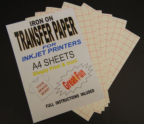 Printable Iron On Transfer Paper