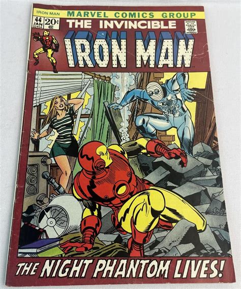 Lot Vintage Jan 1972 The Invincible Iron Man No 44 Marvel Comics 20